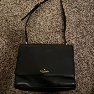 Black Leather Kate Spade Purse